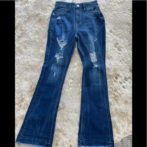 Jeans, distressed, stretchy, S-XXL